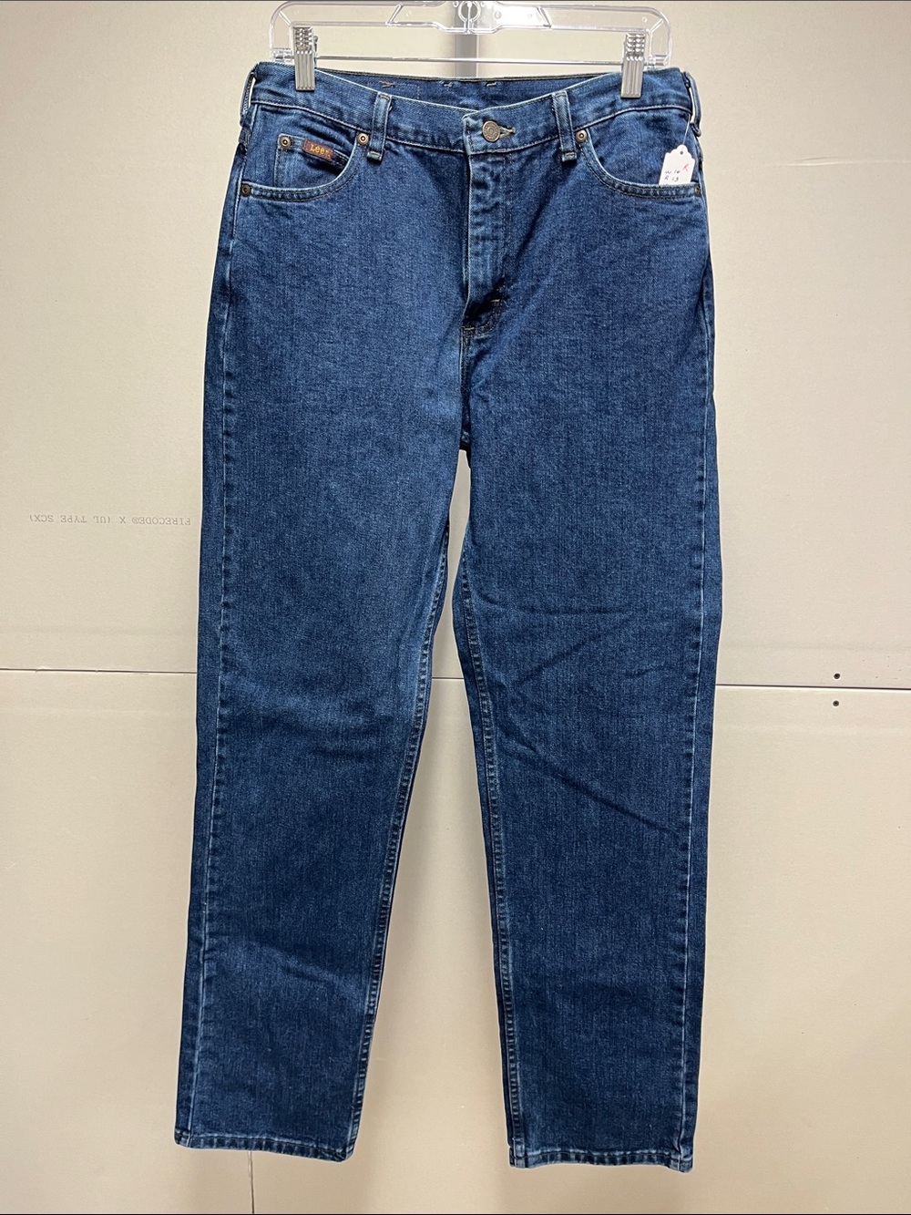 Lee Women's Straight Leg Jeans in Dark Blue Denim Size 10